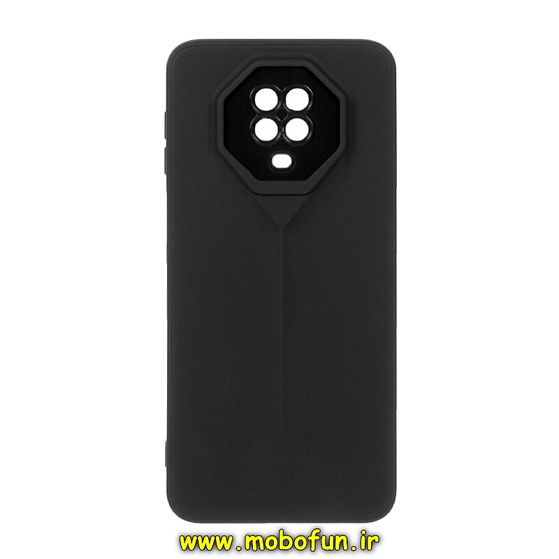 قاب گوشی Redmi Note 9s - Redmi Note 9 Pro شیائومی Porsche Design سیلیکونی ژله ای محافظ لنز دار مشکی کد 25978