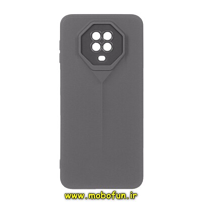 قاب گوشی Redmi Note 9s - Redmi Note 9 Pro شیائومی Porsche Design سیلیکونی ژله ای محافظ لنز دار خاکستری کد 25980