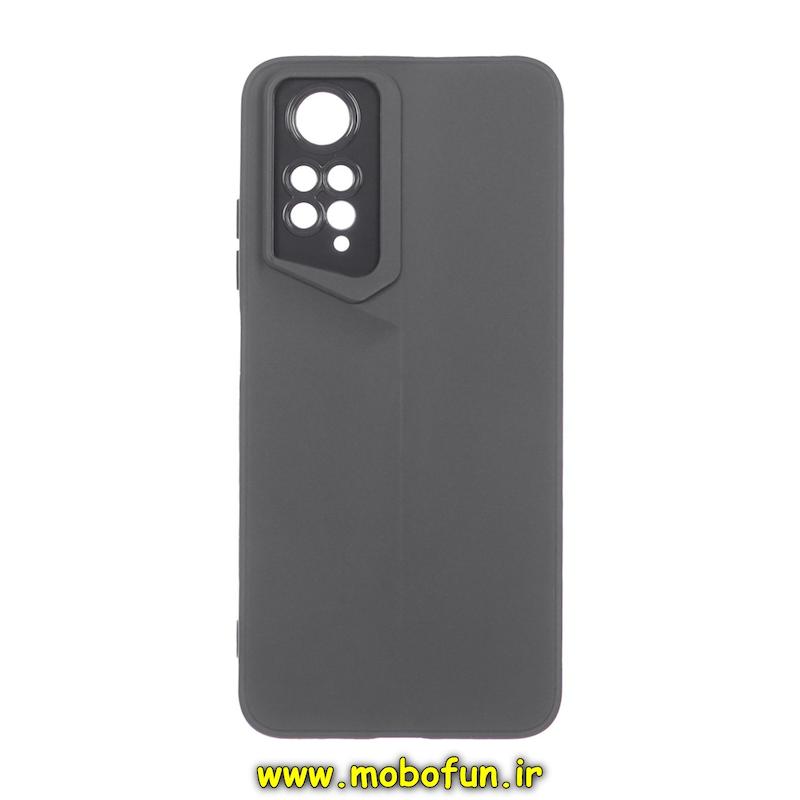 قاب گوشی Redmi Note 11 4G - Redmi Note 11S شیائومی Porsche Design سیلیکونی ژله ای محافظ لنز دار خاکستری کد 25991