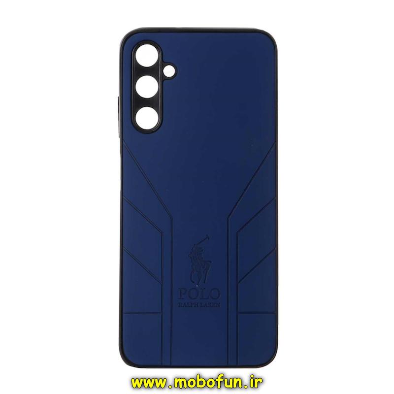 قاب گوشی Galaxy A05S سامسونگ طرح ژله ای چرمی ساده پولو POLO RALPH سرمه ای کد 26083