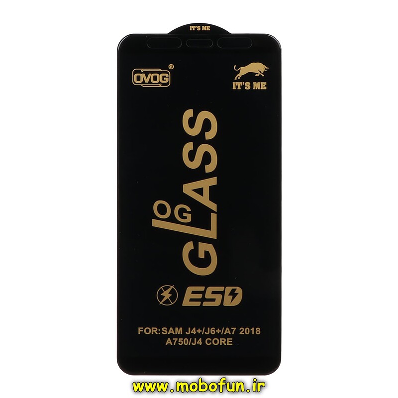 گلس گوشی شیشه ای ITS ME OG Glass سری OVOG ESD اورجینال برای Galaxy J4 PLUS / A7 2018 A750 / J4 Core / J6 Plus کد 26094