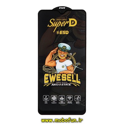 گلس گوشی شیشه ای EWESELL سری آنتی استاتیک ESD SuperD اورجینال برای Redmi 9 / Redmi 9 Prime / Poco M2 / Galaxy A20S کد 26116