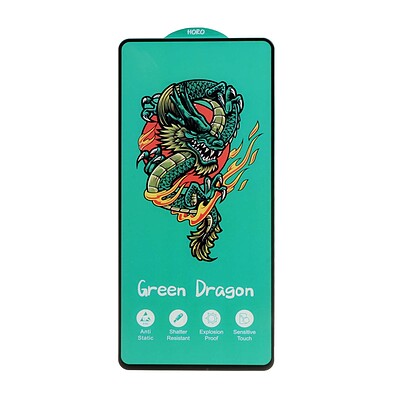 گلس گوشی شیشه ای HORO Green Dragon سری آنتی استاتیک اورجینال برای Galaxy A21S / Galaxy F52 / Poco X3 GT کد 26127