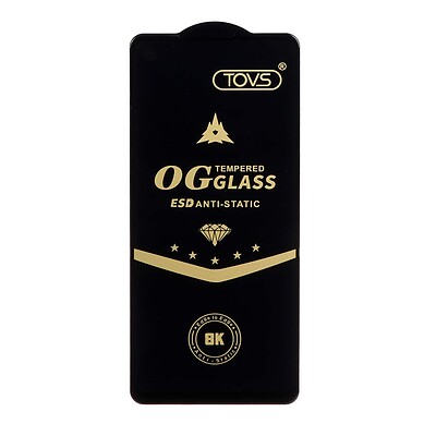 گلس گوشی شیشه ای TOVS OG GLASS سری آنتی استاتیک ESD اورجینال برای Galaxy A21S / Galaxy F52 / Poco X3 GT کد 26128