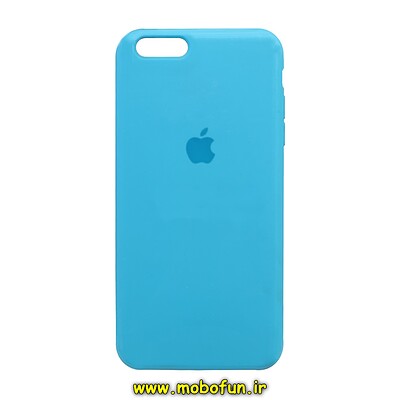 قاب گوشی iPhone 6 - iPhone 6S آیفون سیلیکونی اورجینال پاک کنی درجه یک زیربسته آبی نیلی کد 26212