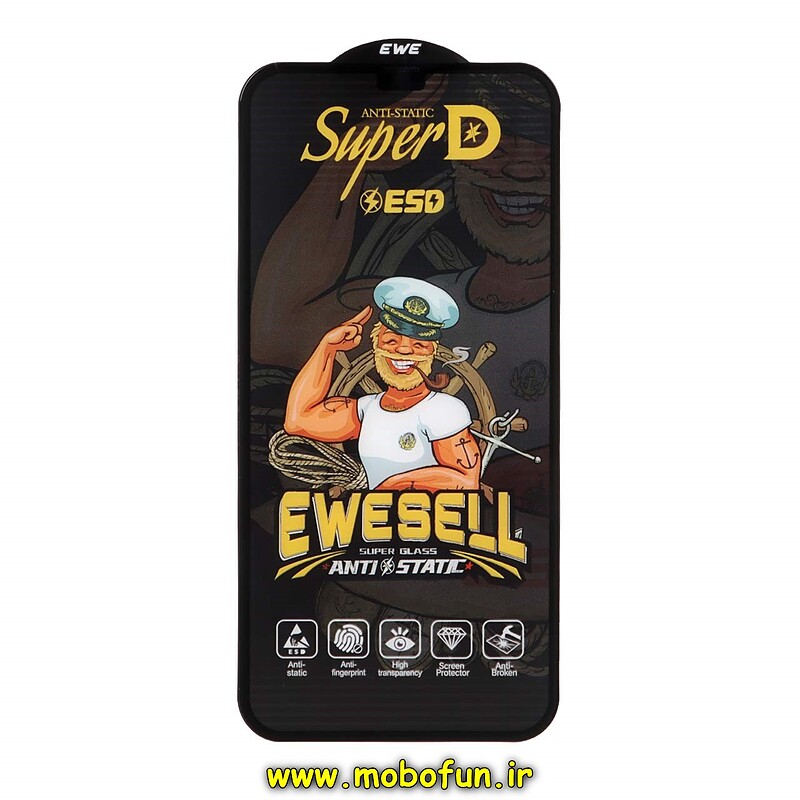 گلس گوشی شیشه ای EWESELL سری آنتی استاتیک ESD SuperD اورجینال برای iPhone 11 - iPhone XR آیفون کد 26220