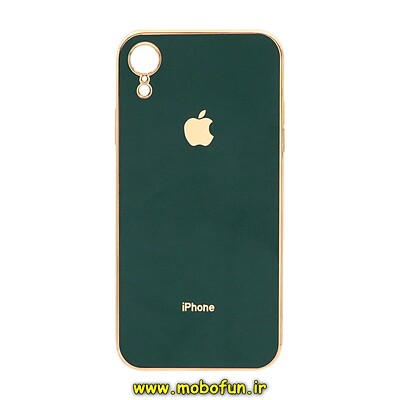 قاب گوشی iPhone XR آیفون طرح ژله ای مای کیس سبز تیره کد 26322