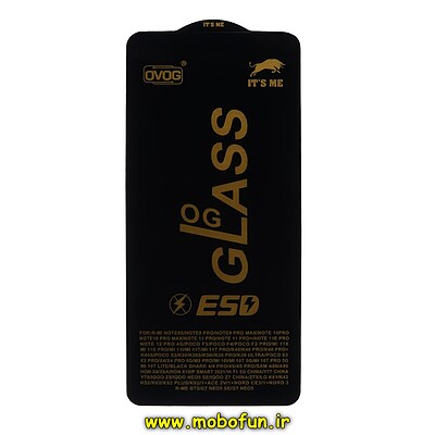 گلس گوشی شیشه ای ITS ME OG Glass سری OVOG ESD اورجینال برای Redmi Note 9S / Redmi Note 9 Pro / Redmi Note 9 Pro Max / Redmi Note 10 Pro 4G / Redmi Note 10 Pro Max / Redmi Note 11 Pro / Redmi Note 11 Pro Plus / Redmi Note 11E Pro / Redmi Note 12 Pro 4G / Poco F2 Pro / Poco F3 / Poco F4 / Mi 11i / Mi 11T / Mi 11T Pro / Redmi K40 / Redmi K40 Pro / Poco X3 / Poco X3 Pro / Poco X4 Pro / Mi 10T / Mi 10T Pro کد 26394