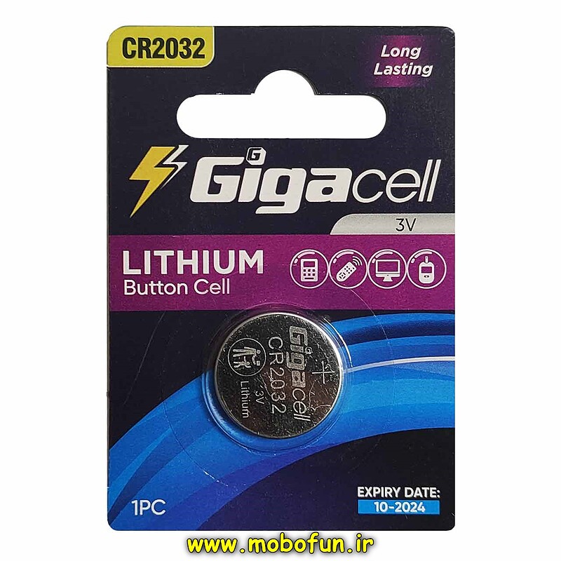 باتری سکه ای GigaCell مدل CR-2032 کد 26470