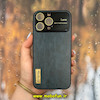 قاب گوشی iPhone 14 Pro Max آیفون اورجینال هارمونی چرمی Camera Lens Hard محافظ لنزدار شیشه ای مشکی کد 26492
