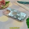 قاب گوشی iPhone 15 Pro Max آیفون بالشتی آینه ای محافظ لنز دار فانتزی طرح خرگوشی کیوت کد 26576