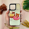 قاب گوشی iPhone 13 Pro آیفون طرح ضد ضربه هولوگرافیک چند بعدی لاکچری طرح عروسکی تدی کد 14752