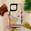 قاب گوشی iPhone 14 Pro Max آیفون طرح ضد ضربه هولوگرافیک چند بعدی لاکچری طرح عروسکی تدی کد 14764
