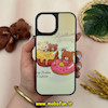 قاب گوشی iPhone 15 آیفون طرح ضد ضربه هولوگرافیک چند بعدی لاکچری طرح عروسکی تدی کد 14767