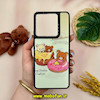 قاب گوشی Redmi Note 13 Pro 5G - Poco X6 شیائومی طرح ضد ضربه هولوگرافیک چند بعدی لاکچری طرح عروسکی تدی کد 14783
