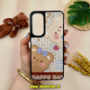 قاب گوشی Galaxy S23 FE سامسونگ طرح ضد ضربه هولوگرافیک چند بعدی لاکچری طرح عروسکی تدی کد 14805
