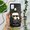 قاب گوشی Galaxy A21S سامسونگ فانتزی اکلیلی شاین سه بعدی برجسته طرح کارل Karl مشکی کد 14634