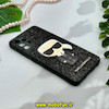 قاب گوشی Galaxy A32 4G سامسونگ فانتزی اکلیلی شاین سه بعدی برجسته طرح کارل Karl مشکی کد 14637