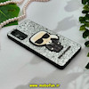 قاب گوشی Galaxy S20 FE سامسونگ فانتزی اکلیلی شاین سه بعدی برجسته طرح کارل Karl نقره ای کد 14648