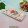 قاب گوشی iPhone 12 Pro Max آیفون ژله ای پافر محافظ لنز دار گل سرخ کد 26707