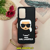 قاب گوشی Galaxy A52 4G - Galaxy A52 5G - Galaxy A52S سامسونگ سیلیکونی هارد سه بعدی برجسته محافظ لنزدار طرح کارل KARL کد 26709