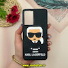 قاب گوشی Galaxy S21 FE سامسونگ سیلیکونی هارد سه بعدی برجسته محافظ لنزدار طرح کارل KARL کد 26711