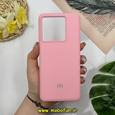 قاب گوشی Xiaomi 13T - Xiaomi 13T Pro شیائومی سیلیکونی اورجینال پاک کنی درجه یک زیربسته سورا SORA صورتی کد 26846