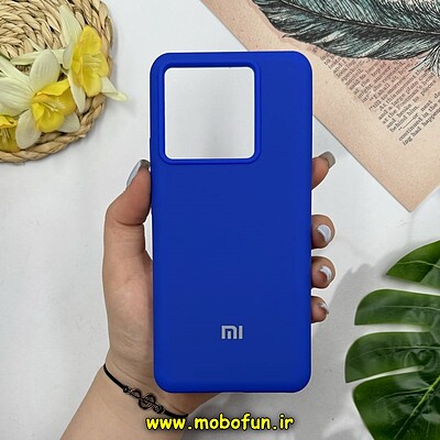 قاب گوشی Xiaomi 13T - Xiaomi 13T Pro شیائومی سیلیکونی اورجینال پاک کنی درجه یک زیربسته سورا SORA آبی کاربنی کد 26849