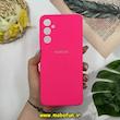 قاب گوشی Galaxy A05S سامسونگ سیلیکونی اورجینال پاک کنی درجه یک زیربسته محافظ لنز دار سورا SORA صورتی فانتزی کد 26858
