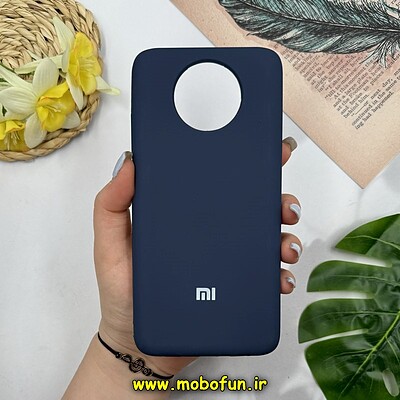 قاب گوشی Redmi Note 9T شیائومی سیلیکونی اورجینال درجه یک پاک کنی زیربسته سرمه ای کد 26912