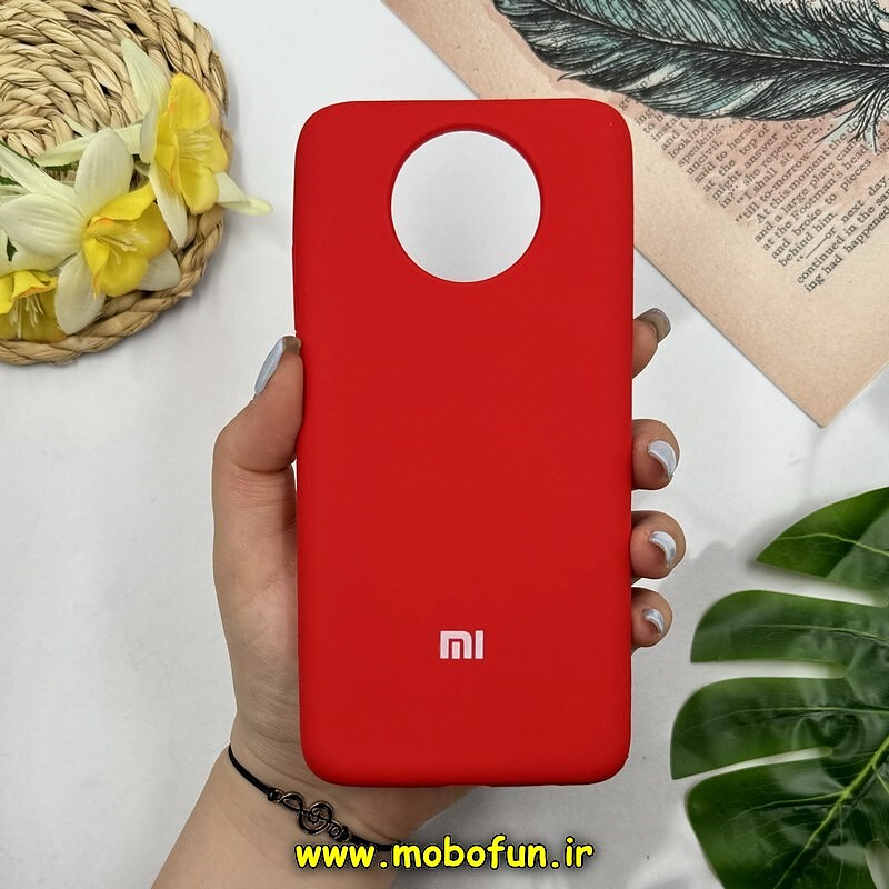 قاب گوشی Redmi Note 9T شیائومی سیلیکونی اورجینال درجه یک پاک کنی زیربسته قرمز کد 26914