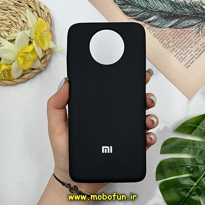 قاب گوشی Redmi Note 9T شیائومی سیلیکونی اورجینال درجه یک پاک کنی زیربسته مشکی کد 26917