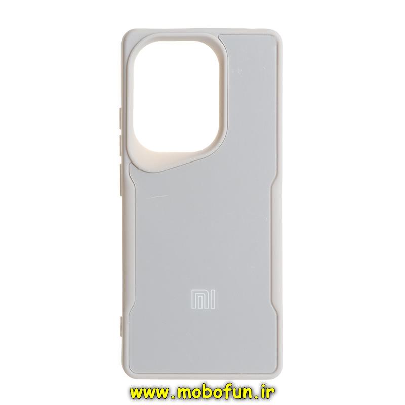 قاب گوشی Redmi Note 13 Pro 4G / Poco M6 Pro 4G / Redmi Note 14S شیائومی سیلیکونی نیوزون پشت براق لاکچری طوسی کد 14883