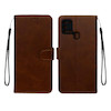 کیف گوشی Galaxy A21S سامسونگ مگنتی طرح چرم کتابی محافظ لنزدار قهوه ای کد 632