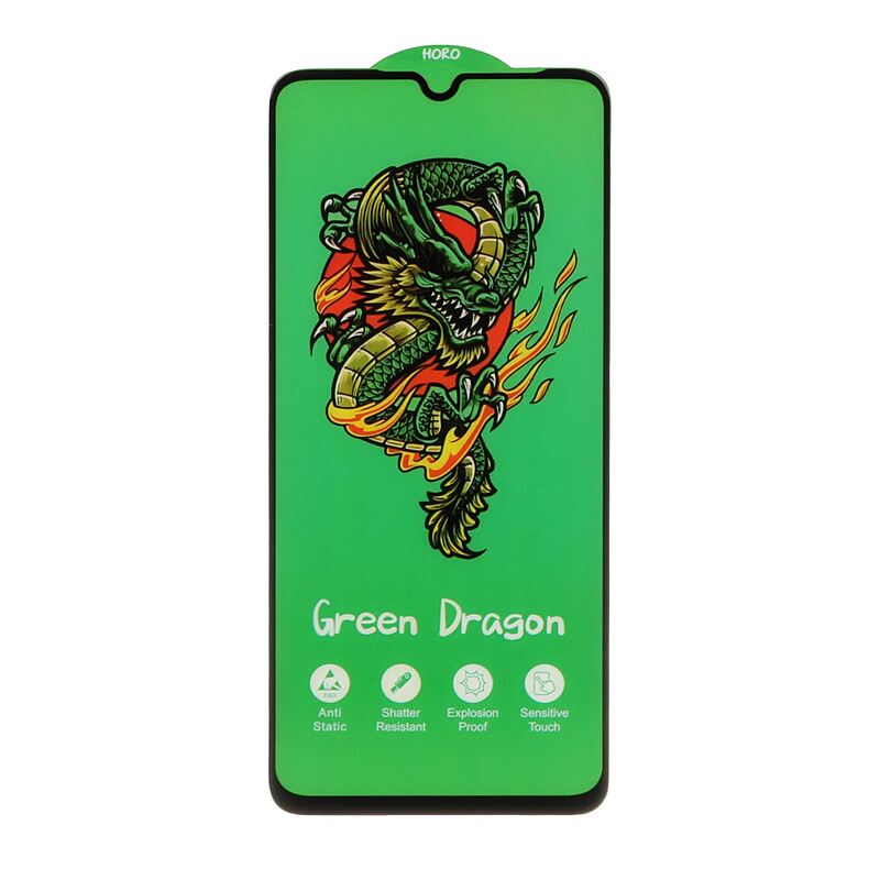 گلس گوشی شیشه ای HORO Green Dragon سری آنتی استاتیک اورجینال برای Galaxy A06 / A05S / Realme C51 / Realme C53 / Narzo N53 کد 27181