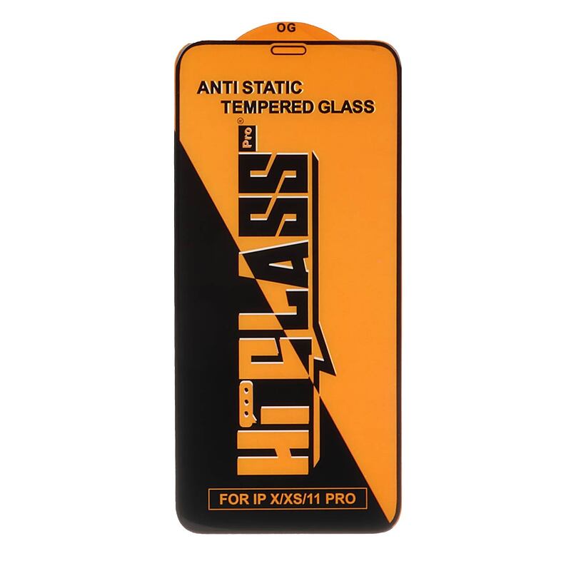 گلس گوشی شیشه ای HI GLASS Pro سری OG آنتی استاتیک ANTI STATIC اورجینال برای iPhone XS - iPhone X - iPhone 11 Pro آیفون کد 27185