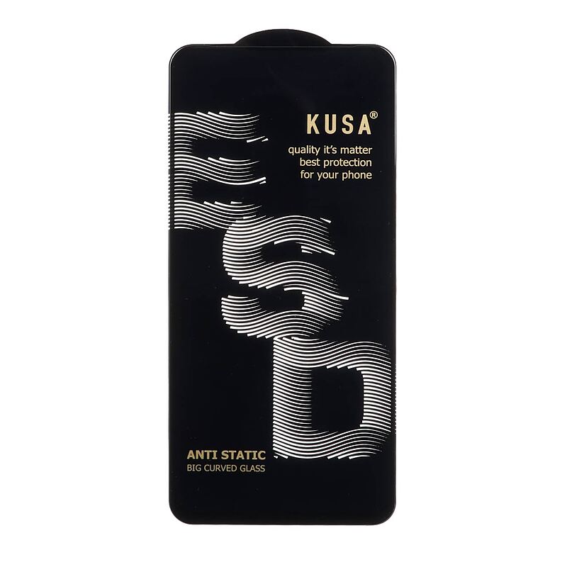 گلس گوشی شیشه ای KUSA سری آنتی استاتیک ESD ANTI STATIC Black اورجینال برای Galaxy A11 / M11 / Redmi Note 9 کد 27227