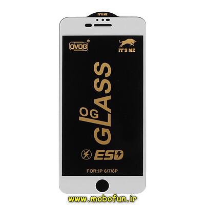 گلس گوشی شیشه ای ITS ME OG Glass سری OVOG ESD اورجینال برای iPhone 6 Plus - iPhone 6S Plus - iPhone 7 Plus - iPhone 8 Plus آیفون کد 27353