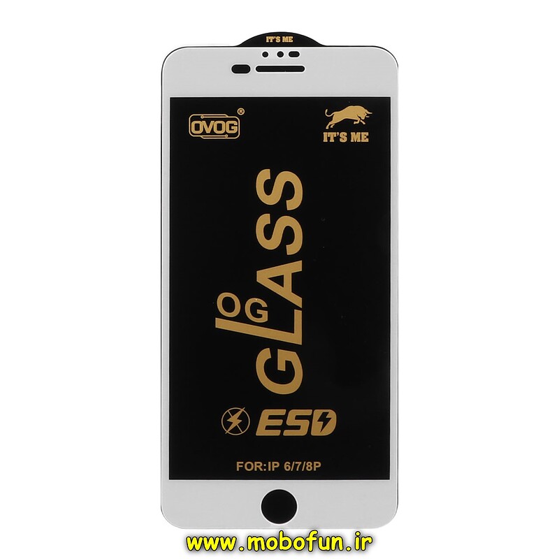 گلس گوشی شیشه ای ITS ME OG Glass سری OVOG ESD اورجینال برای iPhone 6 Plus - iPhone 6S Plus - iPhone 7 Plus - iPhone 8 Plus آیفون کد 27353