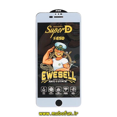 گلس گوشی شیشه ای EWESELL سری Anti Static آنتی استاتیک ESD SuperD اورجینال برای iPhone 6 Plus - iPhone 6S Plus - iPhone 7 Plus - iPhone 8 Plus آیفون کد 27356