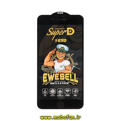 گلس گوشی شیشه ای EWESELL سری Anti Static آنتی استاتیک ESD SuperD اورجینال برای iPhone 6 Plus - iPhone 6S Plus - iPhone 7 Plus - iPhone 8 Plus آیفون کد 27357