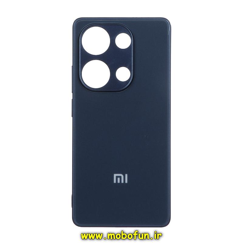 قاب گوشی Redmi Note 13 Pro 4G / Poco M6 Pro 4G / Redmi Note 14S شیائومی مدل PVD ضد خش پشت گلس شیشه ای محافظ لنز دار سرمه ای کد 27479