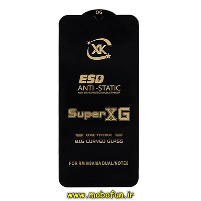 گلس گوشی شیشه ای XK OG Glass سری آنتی استاتیک Super XG ESD اورجینال برای Redmi Note 8 / Redmi Note 8 2021 / Redmi 8 / Redmi 8A کد 27559