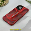قاب گوشی iPhone 13 آیفون اورجینال PROTECTIVE CASE سری CAR DESIGN محافظ لنز دار شیشه ای قرمز کد 27581