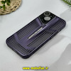 قاب گوشی iPhone 15 آیفون اورجینال PROTECTIVE CASE سری CAR DESIGN محافظ لنز دار شیشه ای بنفش کد 27589