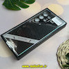 قاب گوشی Galaxy S23 Ultra سامسونگ اورجینال لاکچری کربنی دیزاین PHONE CASE محافظ لنزدار مشکی کد 27609