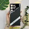 قاب گوشی Galaxy S24 Ultra سامسونگ اورجینال لاکچری چرم دیزاین PHONE CASE محافظ لنزدار مشکی کد 27614