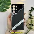 قاب گوشی Galaxy S24 Ultra سامسونگ اورجینال لاکچری چرم دیزاین PHONE CASE محافظ لنزدار مشکی کد 27614