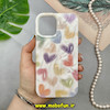 قاب گوشی iPhone 12 - iPhone 12 Pro آیفون سه بعدی سیلیکونی فانتزی برجسته کیوت طرح قلب رنگی کد 30003