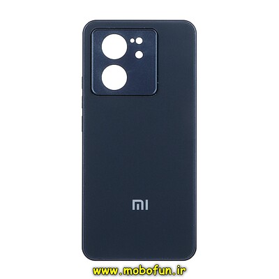 قاب گوشی Xiaomi 13T - Xiaomi 13T Pro شیائومی مدل PVD ضد خش پشت گلس شیشه ای محافظ لنز دار سرمه ای کد 27648